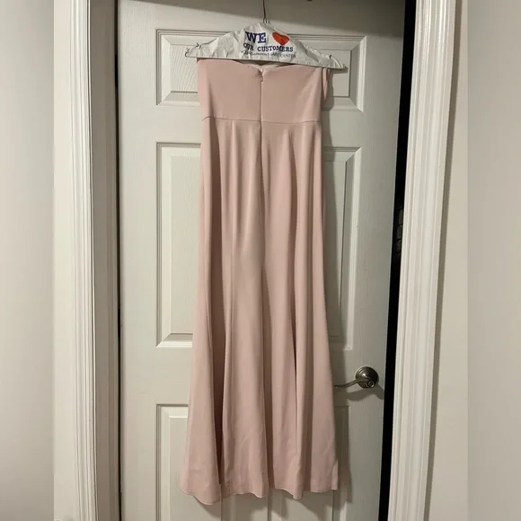 Blush pink strapless dress - Picture 3 of 5